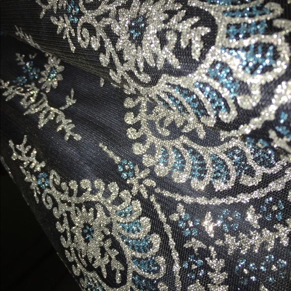 A beautiful navy blue Special Editions Dress. - Picture 3 of 8